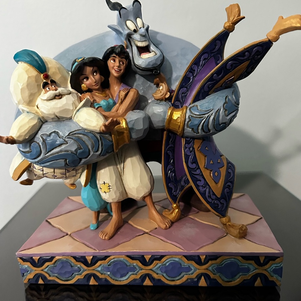 Disney Traditions Aladdin Group Hug Figurine